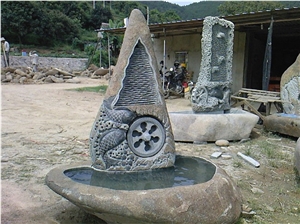 Grey Granite Fountain