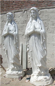 White Marble Religious Sculpture