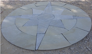 Kandla Grey Sandstone Pavings, Circles