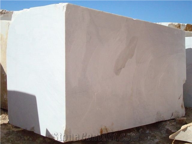Usak White Marble Blocks
