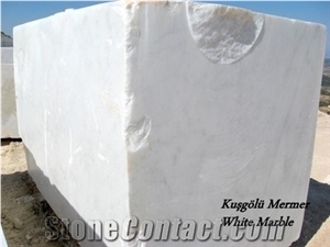Bianco Royal White Marble Block, Turkey White Marble