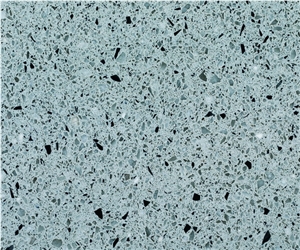 Aqua Blue Small Grain Synthetic Marble - BF1032
