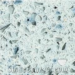 Blue Crystal Quartz Stone - YQ015X