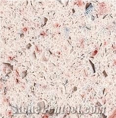 Cherry Pink Quartz Stone - YQ013D