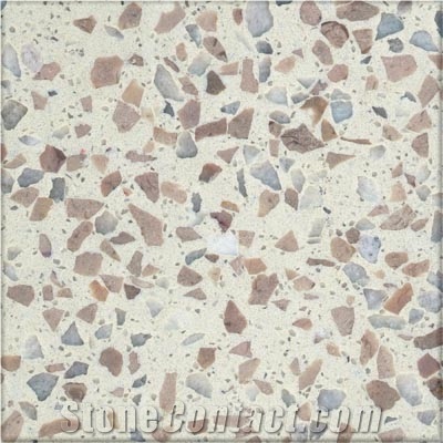 Desert Beige Small Grain Compound Marble - BM0825