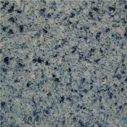 Icy Blue Quartz Stone - YQ020S