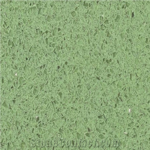 Olive Green Quartz Stone - YQ0911