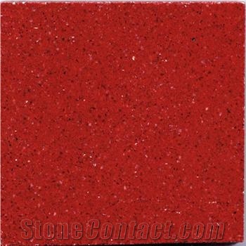 Rose Red Agglomerate Marble Tile - BM0942