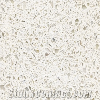 Small Grain White Compressed Marble - BM0922