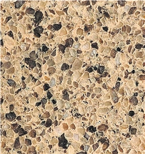 Tan Brown Quartz Stone - YQ009D