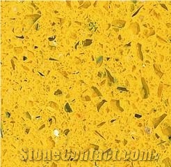 Yellow Artificial Quartz Stone - YQ008X