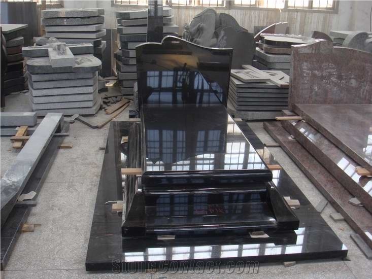MEMORIAL MONUMENT, SHANXI Black Granite Monument