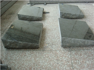 Recumbent Headstone Memorial Plaques, Nero Impala Black Granite Slant Grave