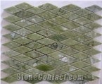 Green Onyx Polished Mosaic Tile, Green Onyx Polished Mosaic