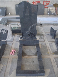 Black Granite Monument,black Tombstone,black Grave