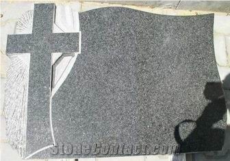 Good Chinese Grey Granite Tombstone
