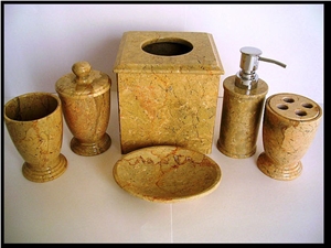 Inca Gold Bathroom Set