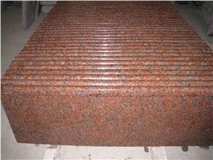 Maple Red Granite Stairs