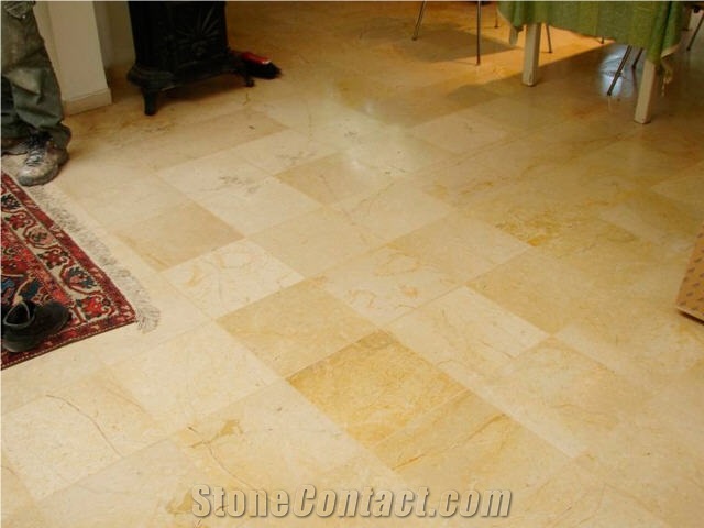 Jerusalem Gold Limestone Floor Tile from Germany - StoneContact.com