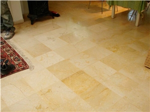 Jerusalem Gold Limestone Floor Tile