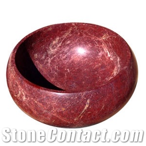 Red Marble Basin