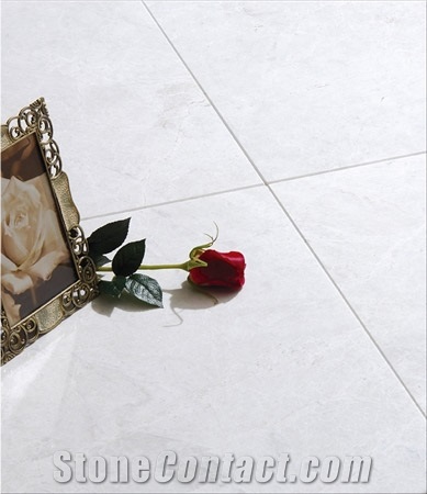 Vanilla Ice Marble Floor Tile, Turkey White Marble
