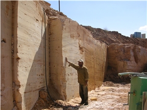 Sivas Yellow Travertine Blocks