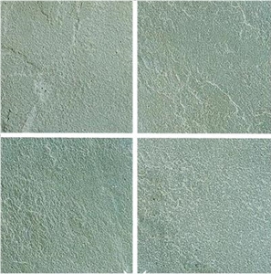 China Green Slate Slabs & Tiles St-007