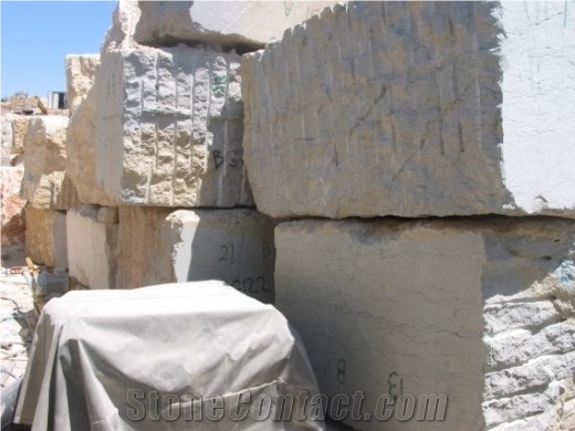 Deep Blue Limestone Blocks