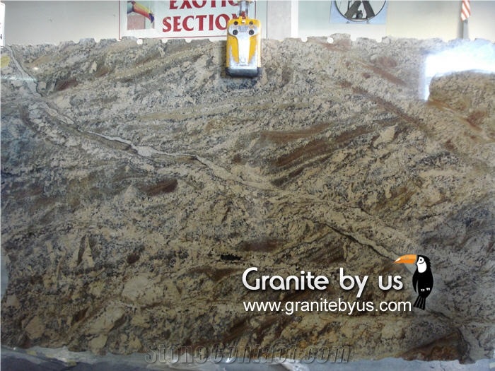 Juparana River Bordeaux Granite Slabs From United States