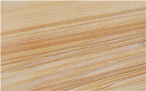 Teak Wood Sandstone Slabs & Tiles, India Yellow Sandstone