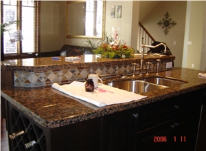 Brown Granite Kitchen Worktops