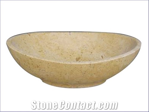 Cream Chinese Limestone Basin