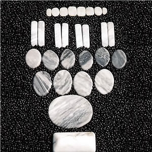 White Marble Massage Stone