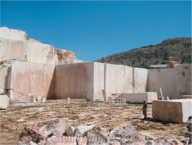 Karaman Travertine Quarry, Blocks