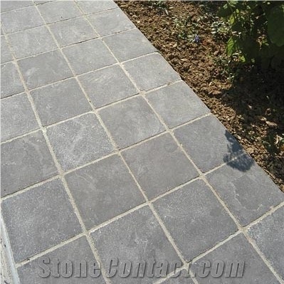 Asian Blue Stone Floor Covering
