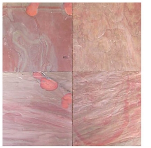 India Pink Slate Slabs & Tiles