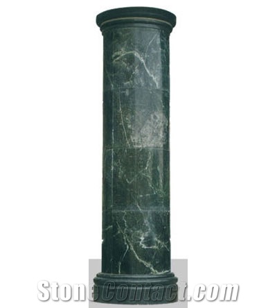 Green Marble Column