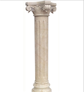 Turkey Beige Marble Columns