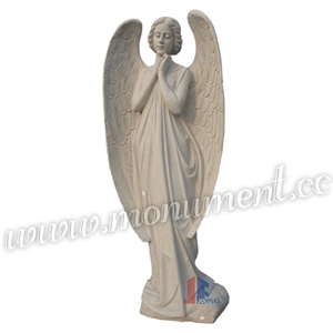 Angel Religious Statue, Yellow Granite Graveyard Products,Angel Statue