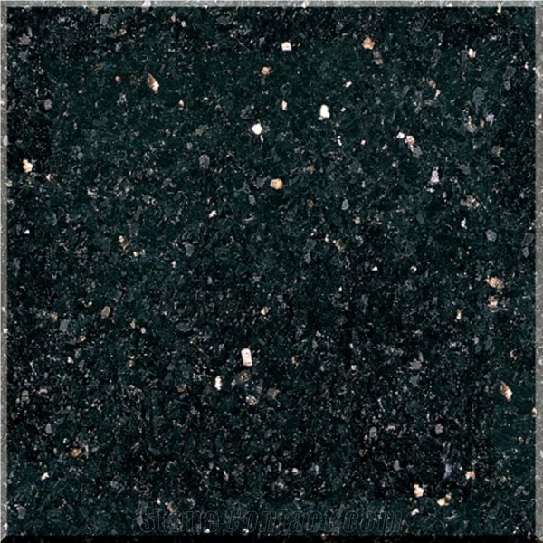 Black Galaxy Granite Slabs & Tiles, China Black Granite