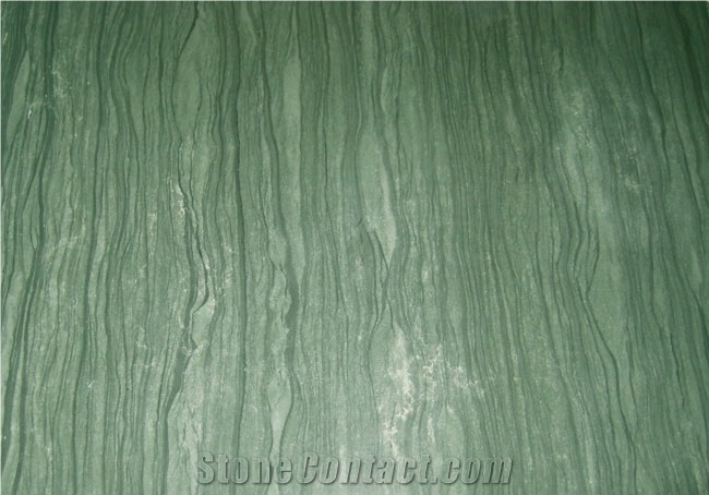 Green Wood Marble Slabs & Tiles, China Green Marble