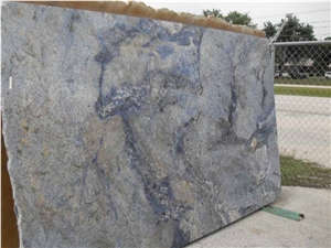 Azul Bahia Granite Slabs, Brazil Blue Granite