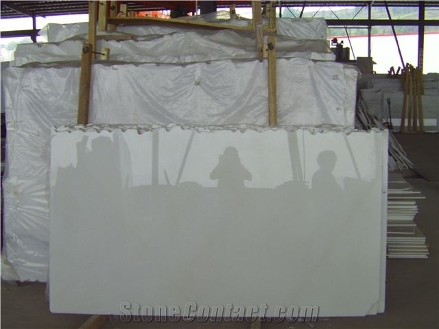 Absolute White Marble Slab and Tile, Crystal White Marble Slabs & Tiles