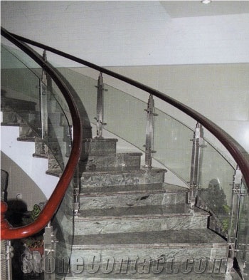 Marble Round Stairs and Steps