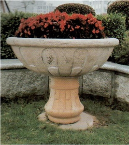 Marble Stone Garden Flowerpot