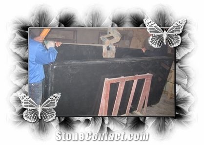 China Black Granite Zhangqiu Black Fuding Black