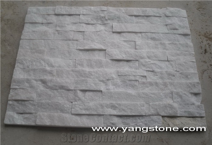 Pure White Quartzite Wall Tile