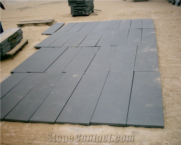 Black Basalt G684 Sandblasted Tile