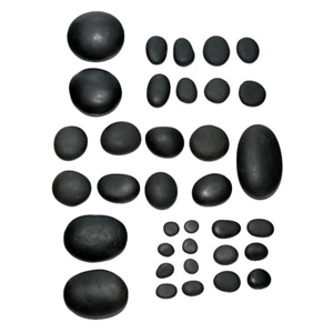 Black Basalt Massage Stone, Black Basalt Bath Accessories